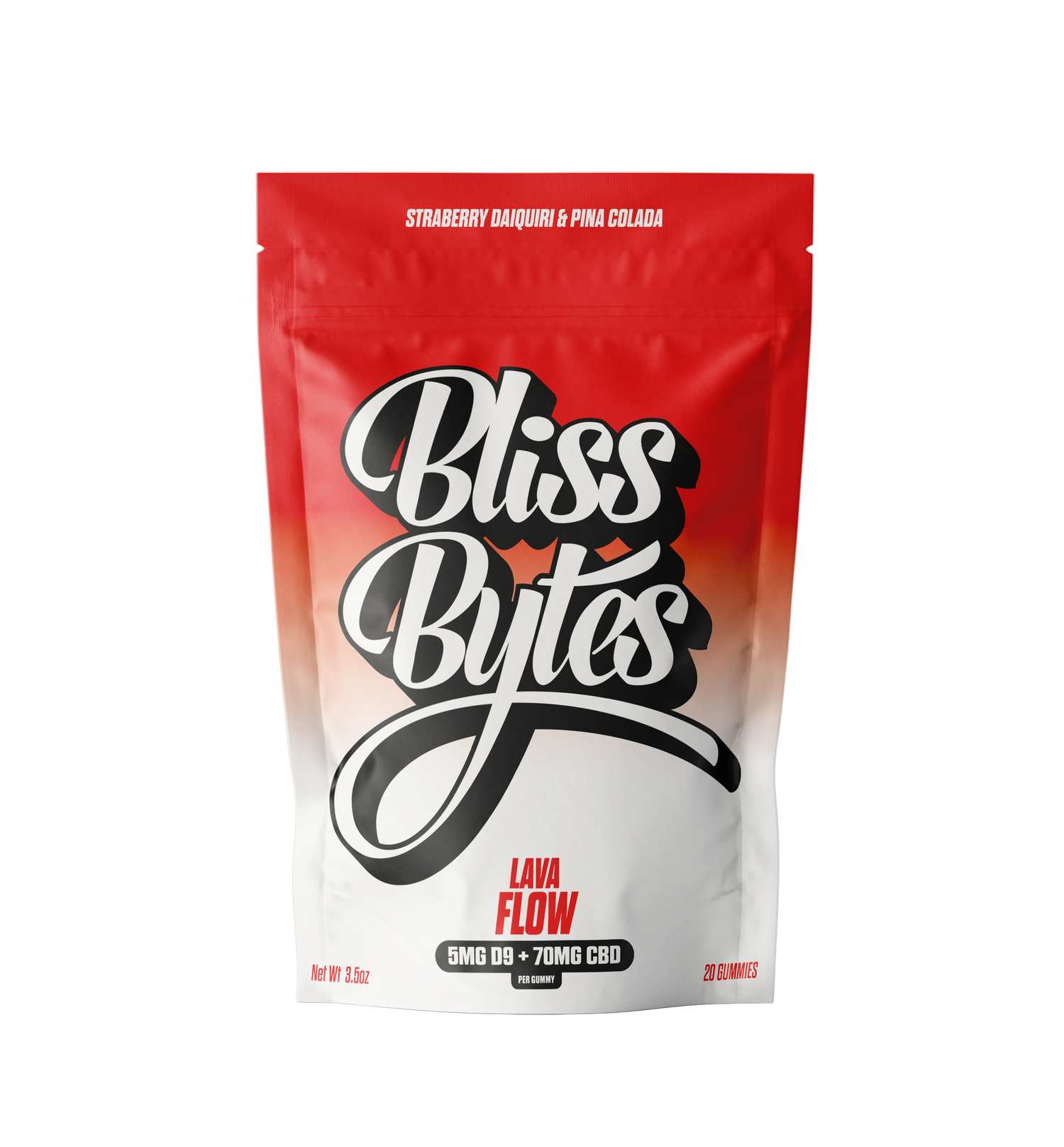Lava Flow Tropical Fusion CBD Gummies - 5mg THC + 70mg CBD - 20 Ct