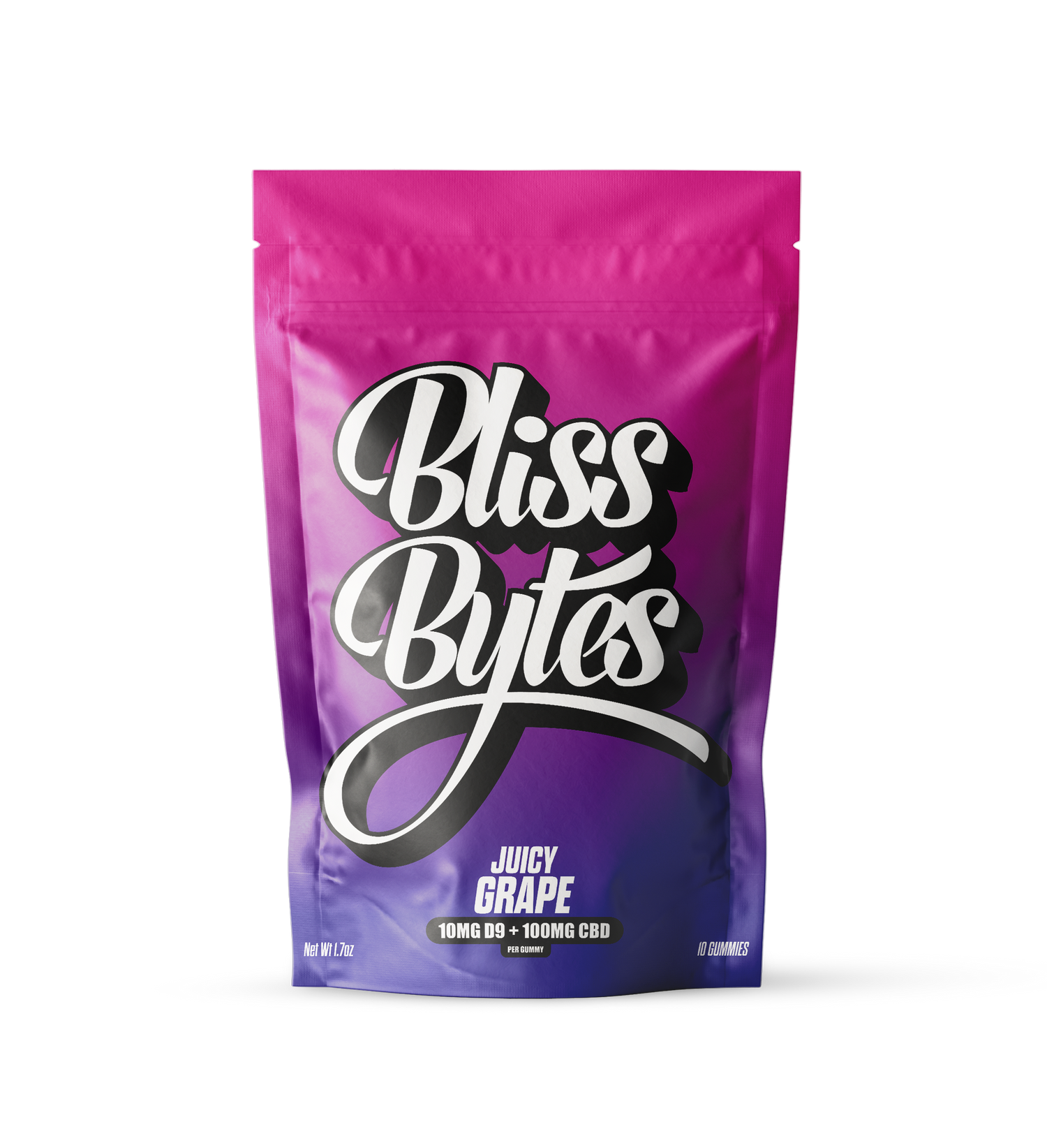 JUICY GRAPE D9+CBD 10 BAG CASE