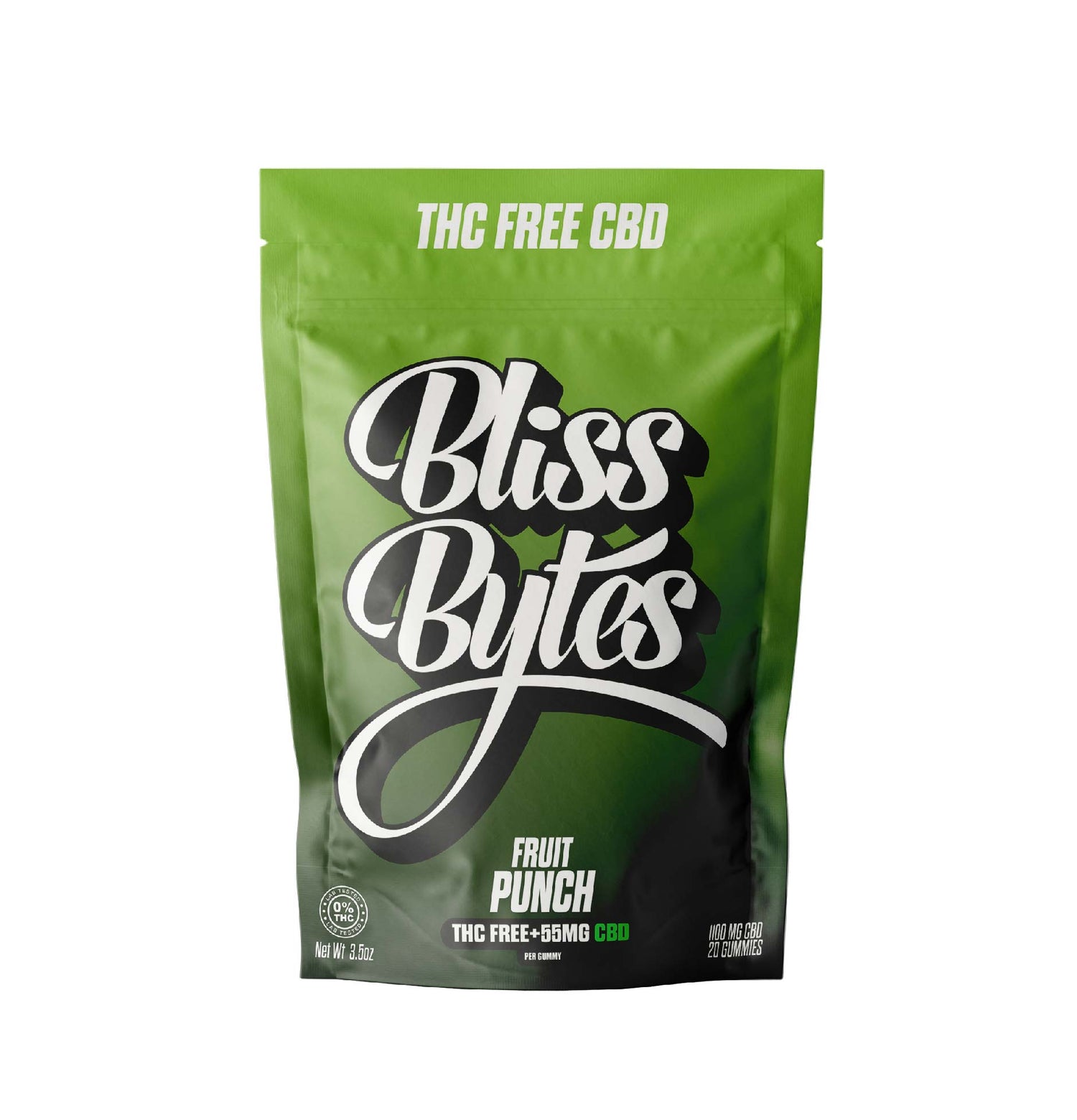 CBD Gummies 55mg THC-Free - 1100mg Total CBD